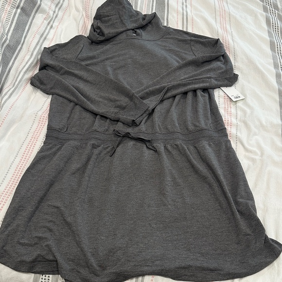 tek gear Dresses & Skirts - Tek Gear Charcoal Hooded Dress